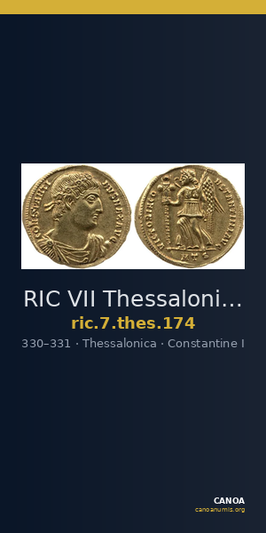 RIC VII Thessalonica 174 — CANOA