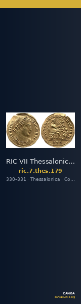 RIC VII Thessalonica 179 — CANOA
