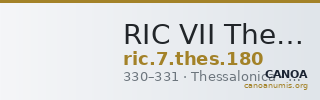 RIC VII Thessalonica 180 — CANOA