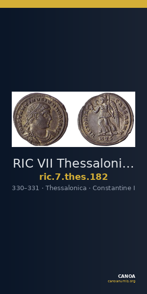 RIC VII Thessalonica 182 — CANOA