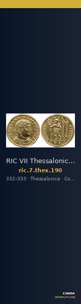RIC VII Thessalonica 190 — CANOA