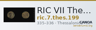 RIC VII Thessalonica 199 — CANOA