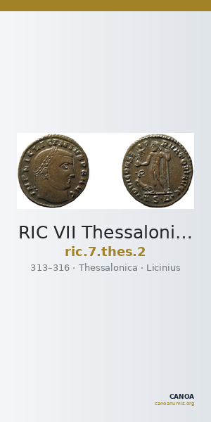 RIC VII Thessalonica 2 — CANOA