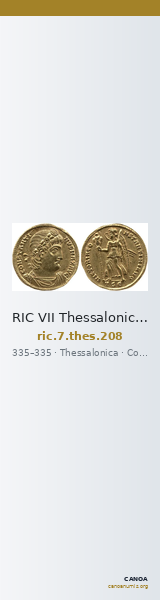 RIC VII Thessalonica 208 — CANOA