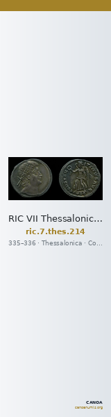 RIC VII Thessalonica 214 — CANOA