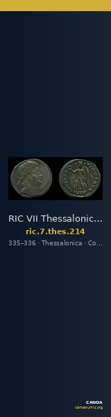RIC VII Thessalonica 214 — CANOA