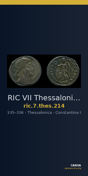 RIC VII Thessalonica 214 — CANOA