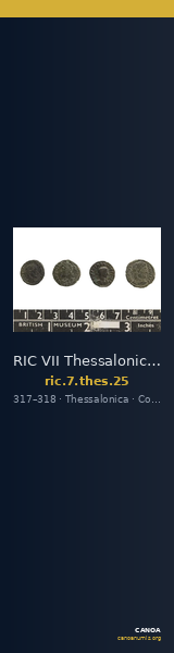 RIC VII Thessalonica 25 — CANOA