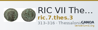 RIC VII Thessalonica 3 — CANOA