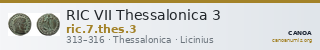 RIC VII Thessalonica 3 — CANOA