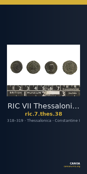 RIC VII Thessalonica 38 — CANOA