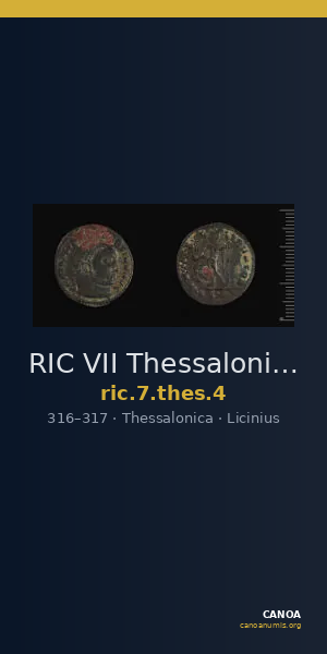 RIC VII Thessalonica 4 — CANOA