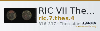 RIC VII Thessalonica 4 — CANOA