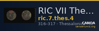 RIC VII Thessalonica 4 — CANOA
