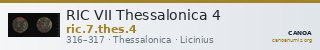 RIC VII Thessalonica 4 — CANOA