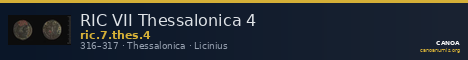 RIC VII Thessalonica 4 — CANOA
