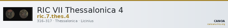 RIC VII Thessalonica 4 — CANOA