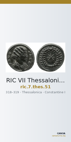 RIC VII Thessalonica 51 — CANOA