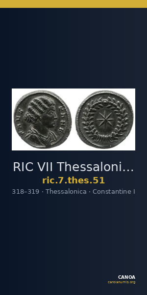 RIC VII Thessalonica 51 — CANOA