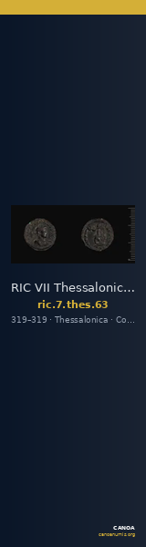RIC VII Thessalonica 63 — CANOA