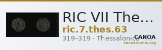RIC VII Thessalonica 63 — CANOA