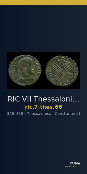 RIC VII Thessalonica 66 — CANOA