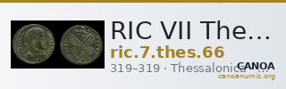 RIC VII Thessalonica 66 — CANOA