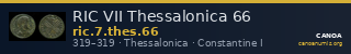 RIC VII Thessalonica 66 — CANOA