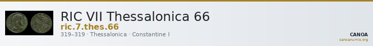 RIC VII Thessalonica 66 — CANOA