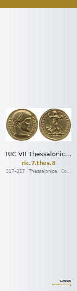 RIC VII Thessalonica 8 — CANOA