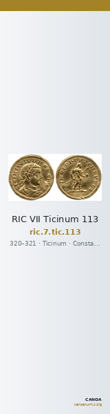RIC VII Ticinum 113 — CANOA