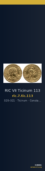 RIC VII Ticinum 113 — CANOA