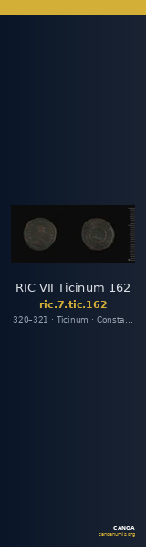 RIC VII Ticinum 162 — CANOA