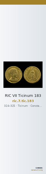 RIC VII Ticinum 183 — CANOA
