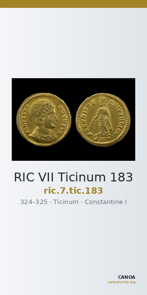 RIC VII Ticinum 183 — CANOA