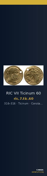 RIC VII Ticinum 60 — CANOA