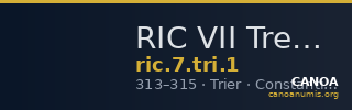 RIC VII Treveri 1 — CANOA