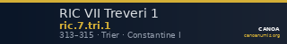 RIC VII Treveri 1 — CANOA
