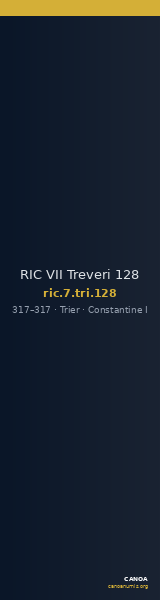 RIC VII Treveri 128 — CANOA