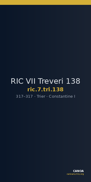 RIC VII Treveri 138 — CANOA