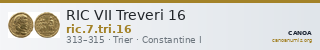 RIC VII Treveri 16 — CANOA