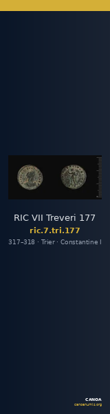 RIC VII Treveri 177 — CANOA