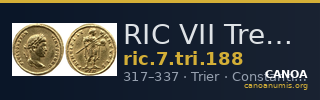 RIC VII Treveri 188 — CANOA