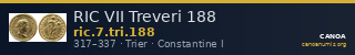 RIC VII Treveri 188 — CANOA