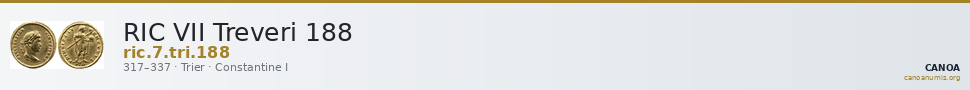 RIC VII Treveri 188 — CANOA