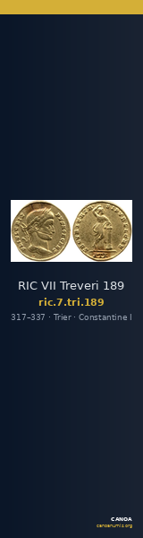 RIC VII Treveri 189 — CANOA
