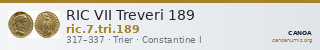 RIC VII Treveri 189 — CANOA