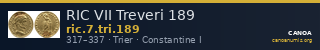 RIC VII Treveri 189 — CANOA