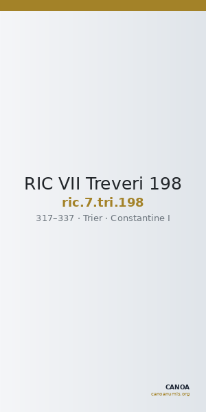 RIC VII Treveri 198 — CANOA