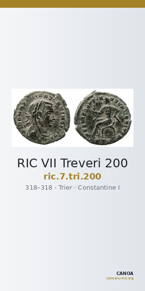 RIC VII Treveri 200 — CANOA